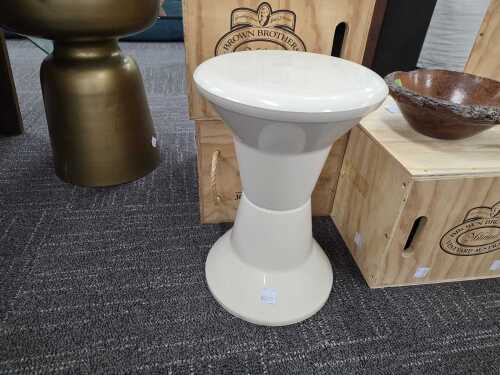 28 · Caroma 'Utility' stool in cream