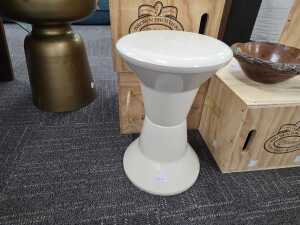 Caroma 'Utility' stool in cream