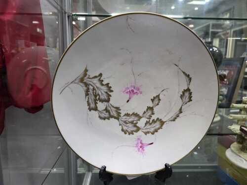 H&G Selb hand-painted porcelain charger