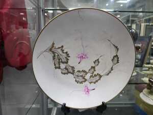 H&G Selb hand-painted porcelain charger