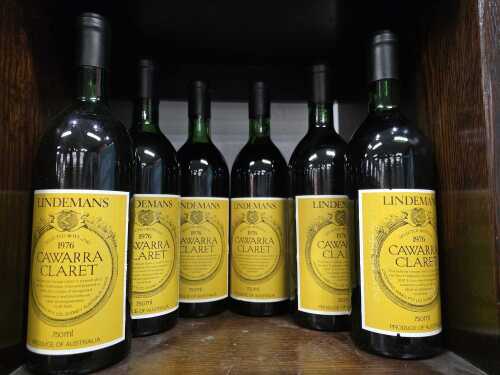 Lindemans Cawarra Claret 1976, half dozen