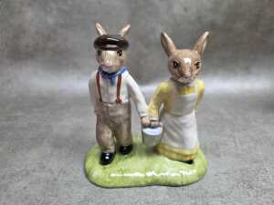 Four Royal Doulton 'Bunnykins' porcelain figures, most with boxes - 2
