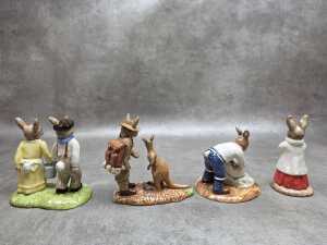 Four Royal Doulton 'Bunnykins' porcelain figures, most with boxes - 7