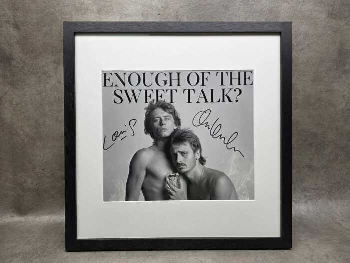 Lime Cordiale 'Enough of the Sweet Talk?' framed art card