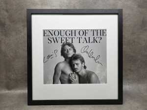 Lime Cordiale 'Enough of the Sweet Talk?' framed art card