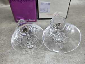 Two boxed Wedgwood crystal bells - 3