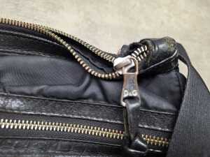 Black nylon crossbody bag - 2