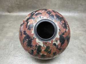 Australian Manuela Fersti ceramic vase with a rich earthy glaze - 3