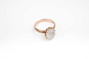 Moonstone ring in 9 carat rose gold - 2