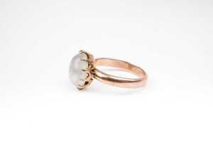 Moonstone ring in 9 carat rose gold - 3