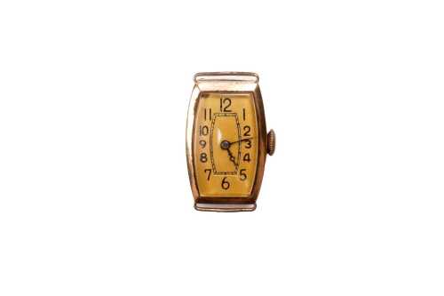 An antique ladies watch in 9 carat rose gold
