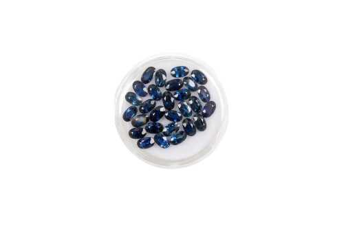 A collection of oval sapphires