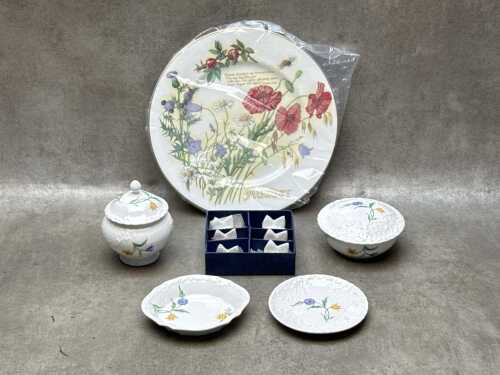 Six Coalport porcelain pieces, all boxed