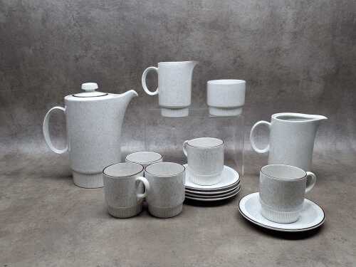 Poole pottery coffee setting for five