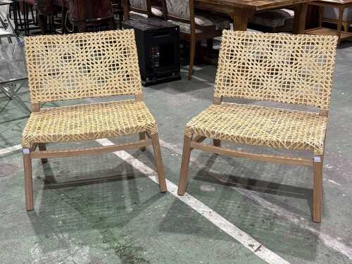 Pair of contemporary occasional chairs