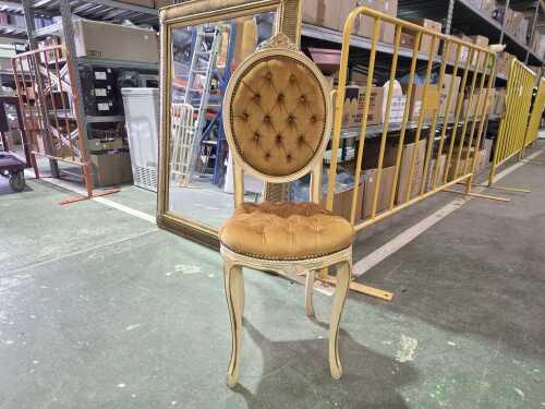 French Louis XV-style side chair
