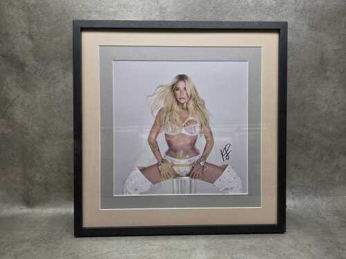 Kesha framed art card