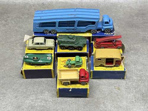 Matchbox model cars and vehicles