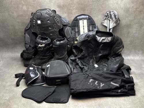 Group of Motocross riding gear