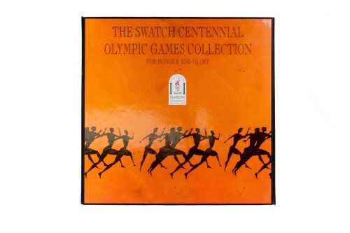 Limited Edition Swatch Centennial Olympic games collection.