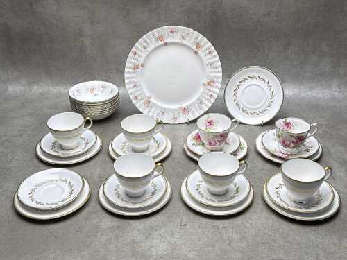 Royal Albert porcelain including seven trios