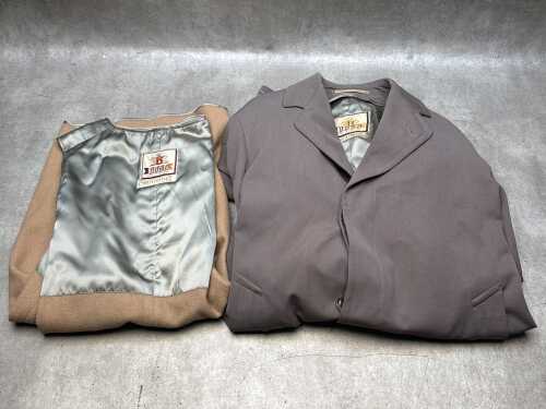 Baracuta beltless trenchcoat in mushroom