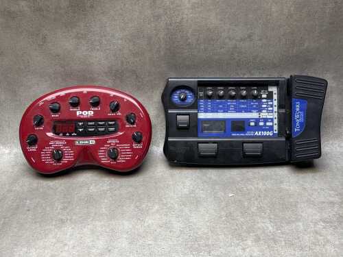 Two electric guitar effects and Amp modifiers