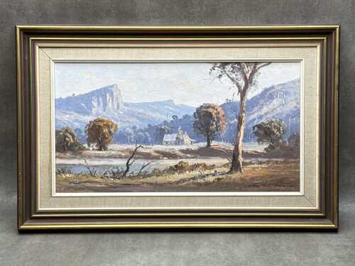 Leon Hanson (1918-2011), Capertee Valley NSW. Oil painting on board