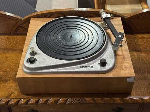 Orpheus Silex four-speed belt-drive turntable, 1950s