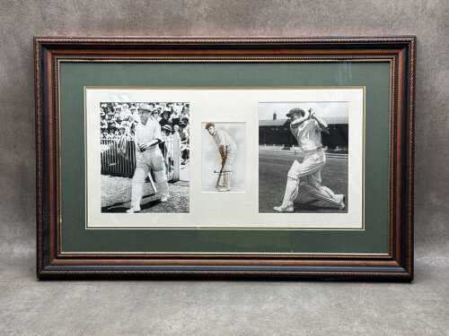 Signed Don Bradman memorabilia