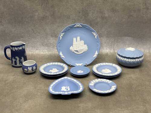 Collection of Wedgwood and other Jasperware