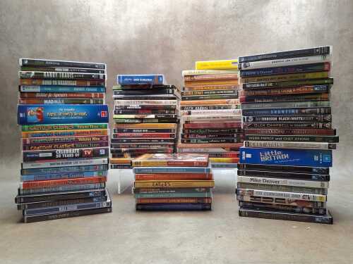 DVDs, mostly Country music