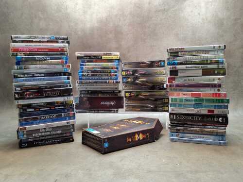 DVDs and Blu-rays including Tv shows, box sets, movies