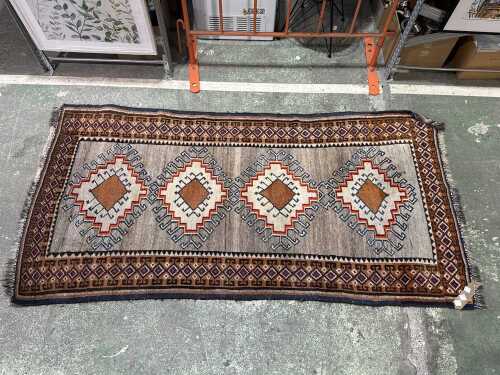 Persian-style geometric rug