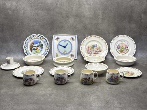 Royal Doulton Bunnykins and Wedgwood porcelain nursery ware