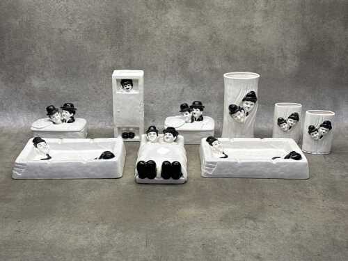Laurel and Hardy novelty porcelain