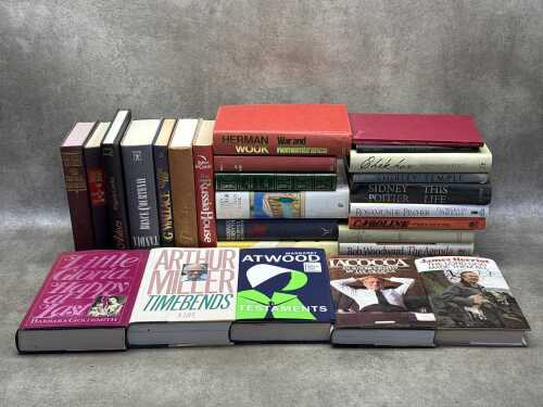 Assorted fiction and non-fiction books