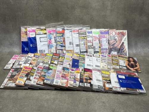 Collectable adult magazines (adult content) mostly Penthouse
