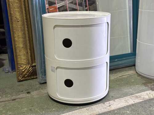 Kartell-style two-tier storage unit