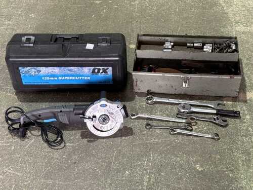 Assorted automotive and hand tools