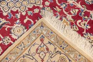 Very fine Persian Nain rug, hand-knotted wool with silk inlay, 310 x 195cm - 5
