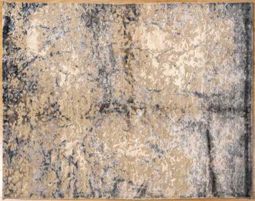 Indo Jaipur rug, hand-knotted silk and wool, 154 x 122cm