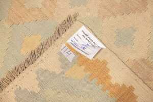 Afghan over-dyed kilim runner, hand-woven wool, 241 x 84cm - 6