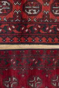 Two Afghan Turkman rugs, hand-knotted wool, 147 x 146cm - 3