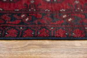 Two Afghan Turkman rugs, hand-knotted wool, 147 x 146cm - 4