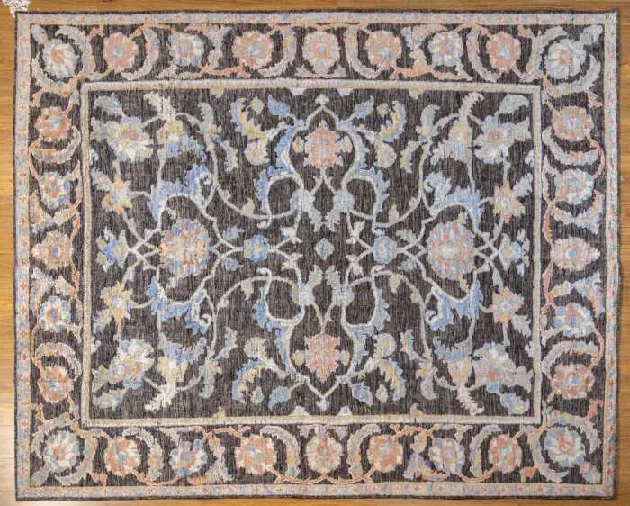 Indo Jaipur rug, hand-knotted silk and wool, 307 x 247cm