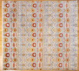 Indo-Persian Oushak carpet, hand-knotted wool, 291 x 276cm