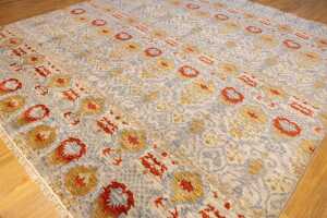 Indo-Persian Oushak carpet, hand-knotted wool, 291 x 276cm - 2