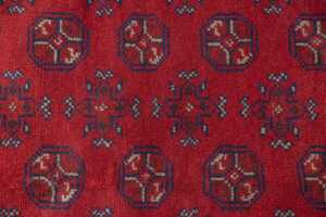 Afghan Turkman rug, hand-knotted wool, 187 x 145cm - 3