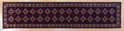 Fine Afghan Beljic runner, hand-knotted wool, 382 x 85cm